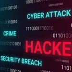 Hacked information concept image